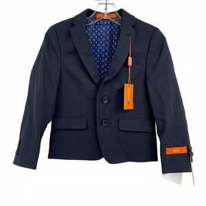 Tallia Navy Blue Blazer | Wool-Polyester Boys 4 Regular